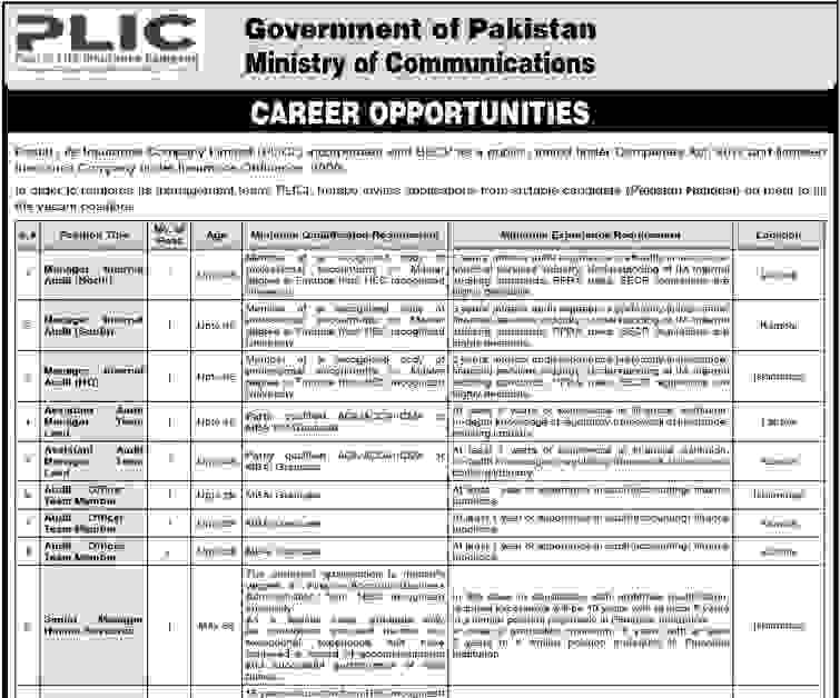 Social Image Postal Life Insurance Company Limited Career Opportunities 2023