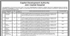 Social Image Join Capital Developmental Authority CDA Hospital Jobs 2023