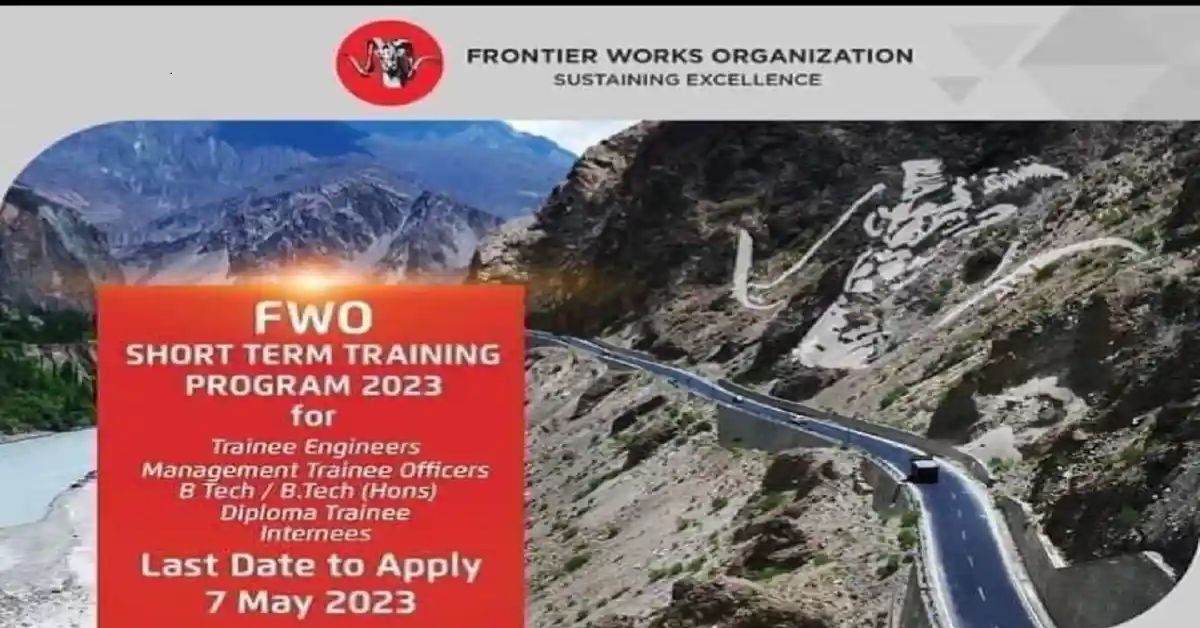 Social Image FWO Training Program 2023 for Trainee Engineers Apply Now