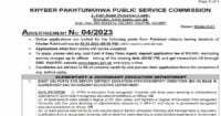 Social Image Khyber Pakhtunkhwa Public Service Commission KPPSC Jobs 2023 Apply Now