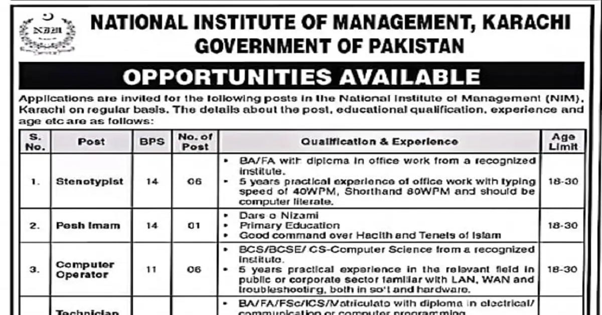 Social Image NIM Jobs 20th May 2023 Apply NOW