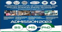 Social Image PIEAS Admissions 2023 BS MS PhD Apply Now
