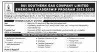 Social Image Sui Southern Gas Company Limited SSGC Trainee Program 2023