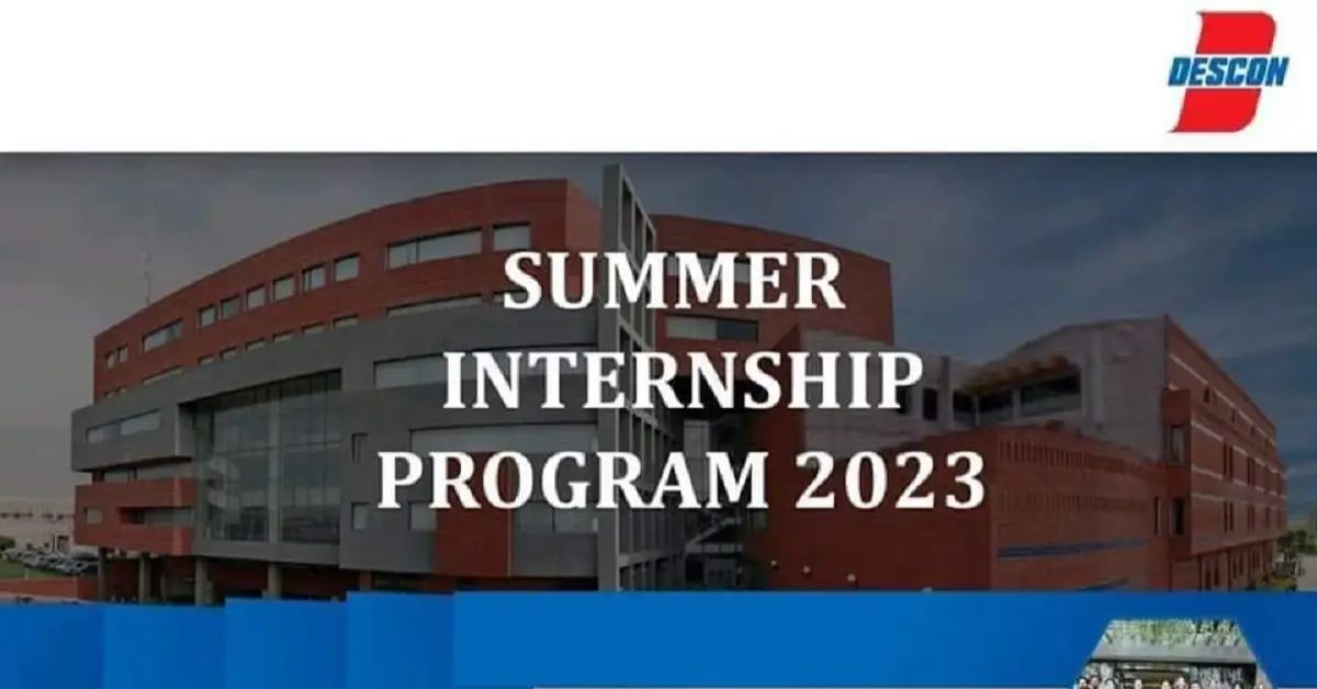 Social Image DESCON Summer Internship Program 2023 Apply Now