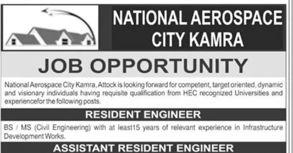 Social Image National Aerospace City Kamra Jobs 2023 Apply Now