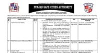 Social Image Punjab Safe Cities Authority PSCA Jobs 2023 Apply Now