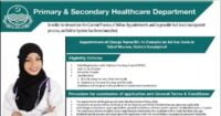 Social Image Primary and Secondary Health Department Nurse Jobs 2023 Apply Now