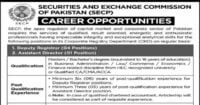 Social Image Securities and Exchange Commission of Pakistan (SECP) Jobs 2023