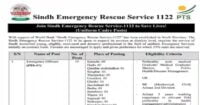 Social Image Sindh Emergency Rescue Service 1122 Jobs August 2023 Apply Now