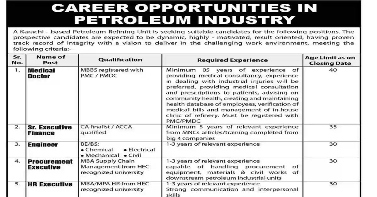 Social Image Petroleum Industry Jobs 2023 Apply Now
