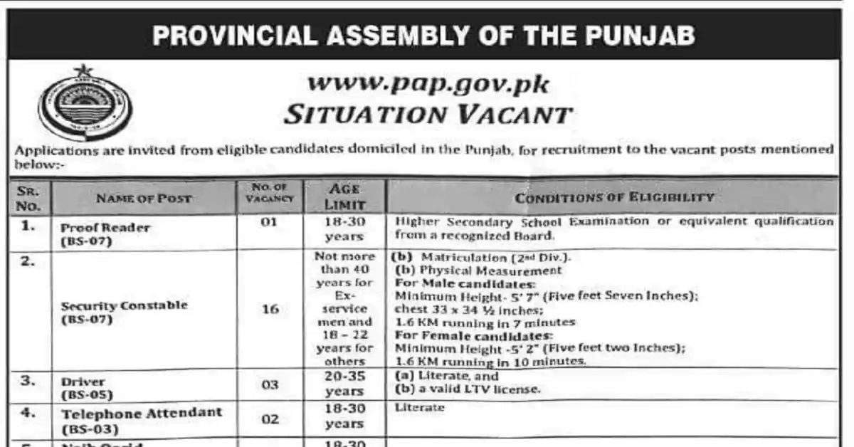 social image provincial assembley job