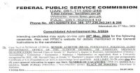 FPSC Jobs 2024 Ad No 5
