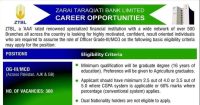 ZTBL Bank Jobs 2024