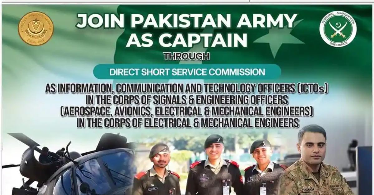 Join Pak Army as Captain New Jobs 2024 - Jobzsearcher