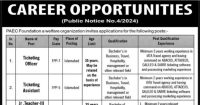 PAEC Foundation Jobs 2024