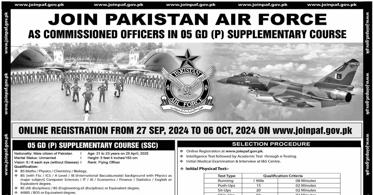 PAF 05 GDP Jobs 2024