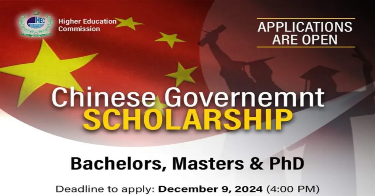 HEC Chinese Government Scholarships 2024