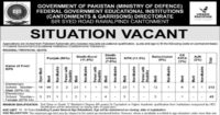 FGEI Teaching Jobs 257 Vacancies