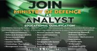 Join Ministry of Defence as Analyst Jobs 2025 Apply Now