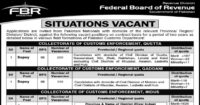 FBR Jobs 1560 Vacancies 2025