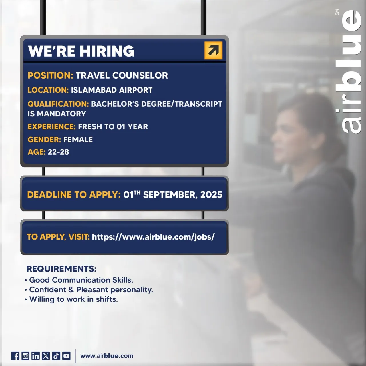 Airblue Jobs for Fresh Graduates 2025 Apply Now Airblue Jobs for Fresh Graduates 2025 Apply Now