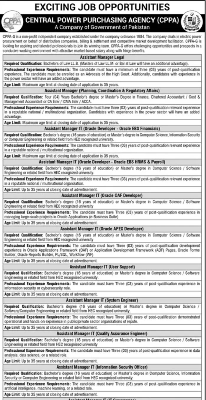CPPA Jobs 2025 Apply Now